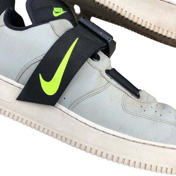 2018 Nike Air Force 1 Low Utility Spruce Fog Black Size 13 - Picture 5 of 16
